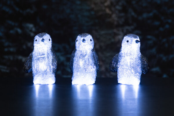 LED Pingviinid 3tk