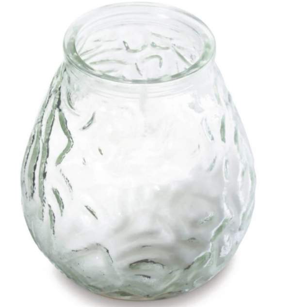 Küünal klaasis Bolsius valge 500gr