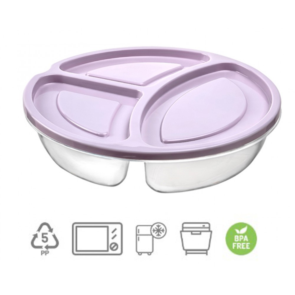 Säilituskarp 3 x 0,6 l