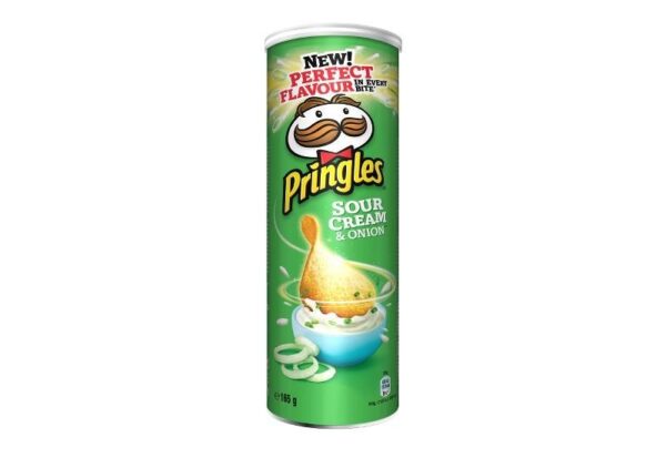 Kartulikrõpsud Pringles hapukoore- ja sibulamaitselised 165 g