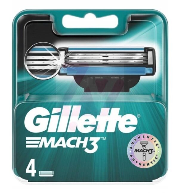 Gillette Mach3 raseerimisterad 4 tk