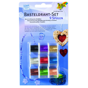 Käsitöötraatide komplekt 9 tk