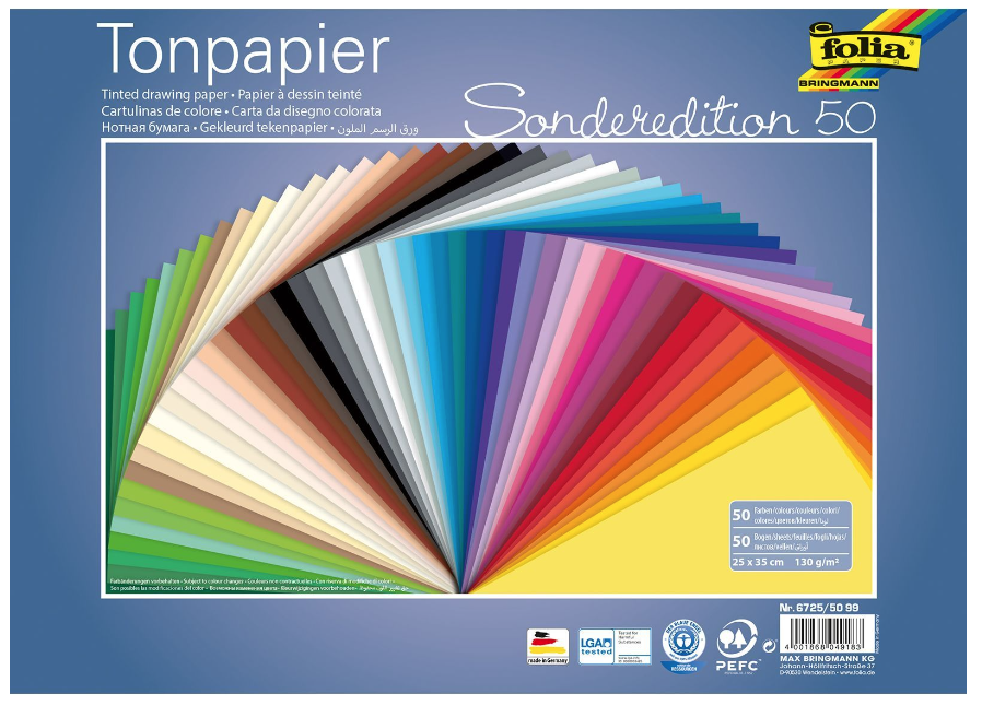 Värviline paber 50 lk
