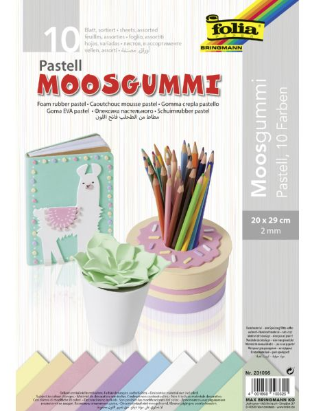 Käsitöö vahtkumm pastell 20 x 29 cm