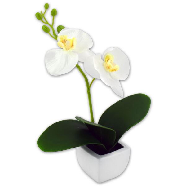Kunstlill Orhidee potis 23 cm