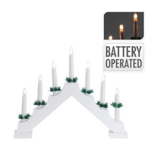 Elektriküünlad 7 tk valge