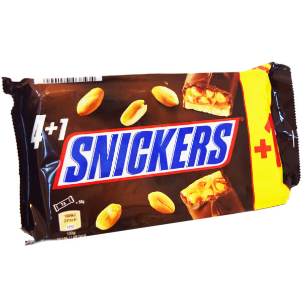 Šokolaad Snickers 5-pakk 250 g