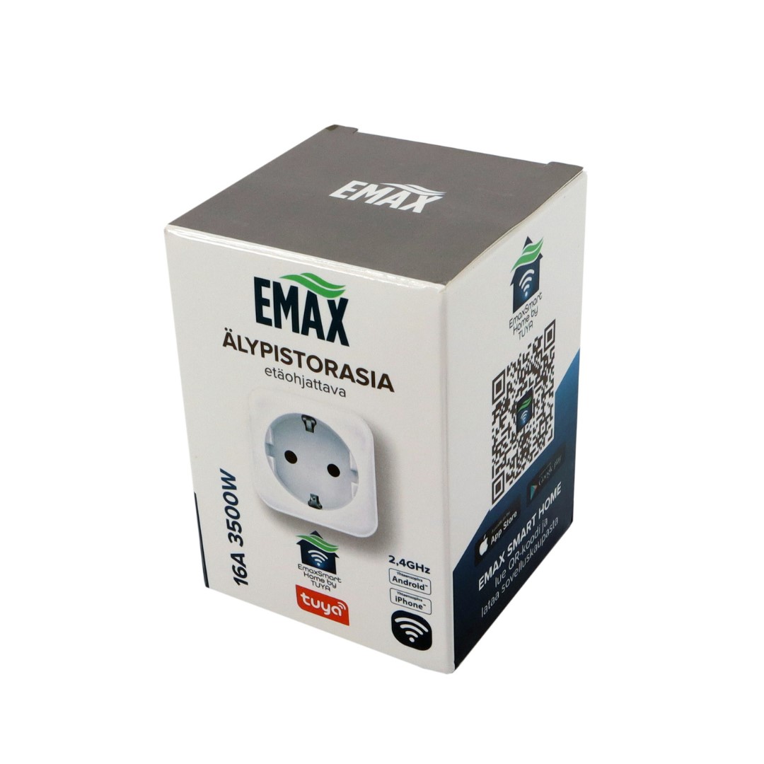 Nutipistik Emax kaugjuhitav 16A 3500W IP20