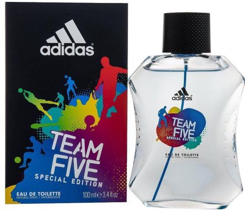 Meeste tualettvesi Adidas Team Five 100 ml