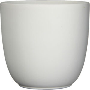 Lillepott Tusca valge matt 13 x 13,5 cm