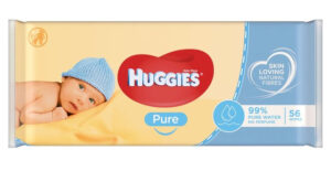 Huggies niisked salvrätikud Pure 56 tk