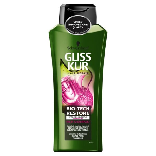 Šampoon Gliss Kur BIO-TECH 400 ml