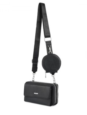 Naiste õlakott Versoli Exclusive must