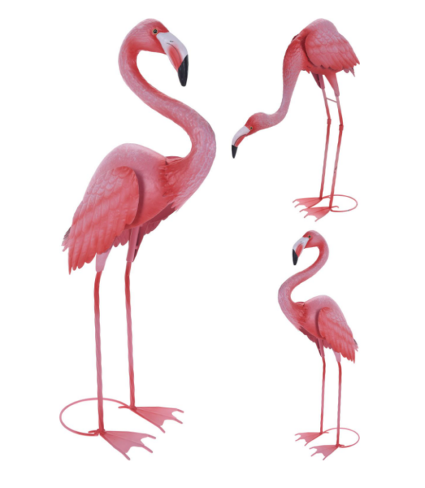 Aiadekoratsioon Flamingo 80 cm