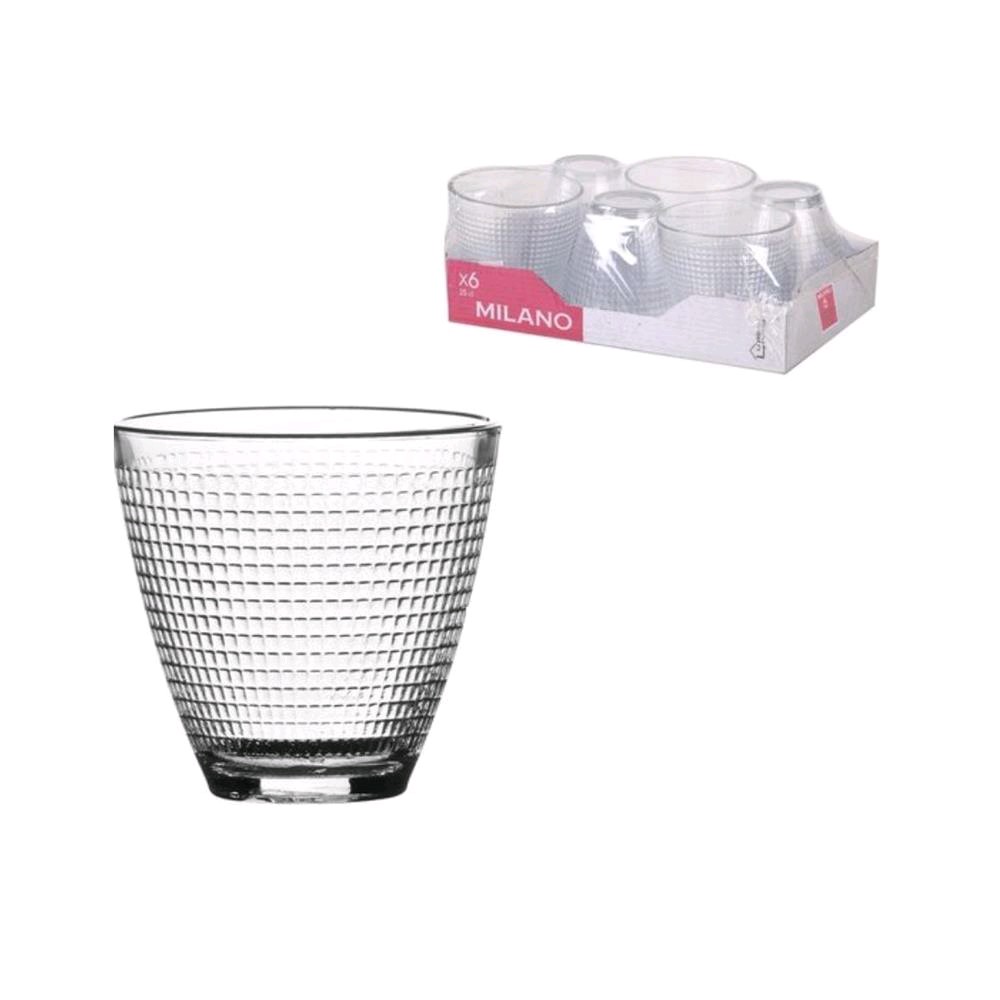 Joogiklaasid 250ml 6tk Milano