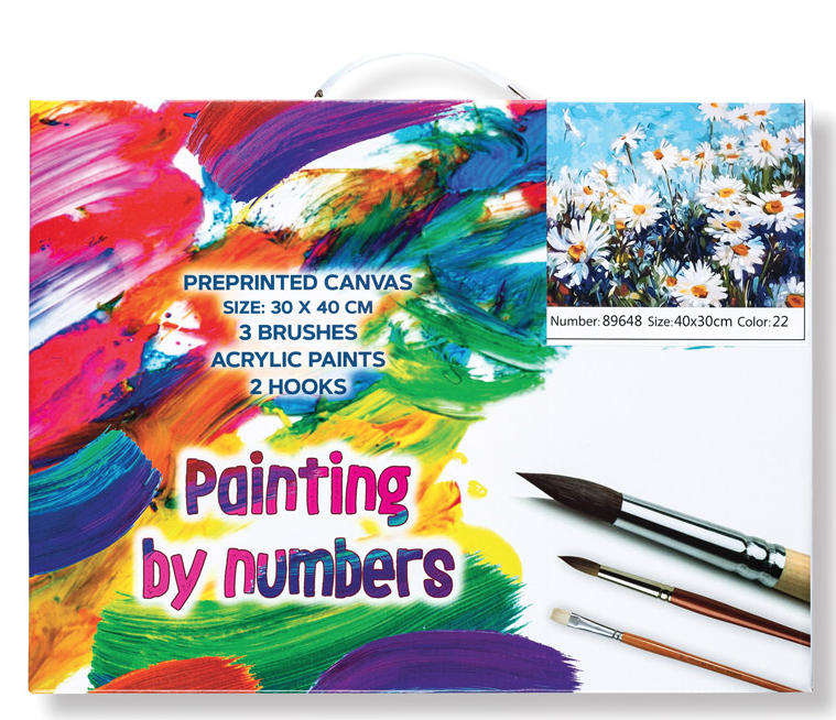 Värvi numbri järgi lõuend 30 x 40 cm