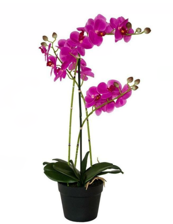 Kunstlill orhidee potis 65 cm