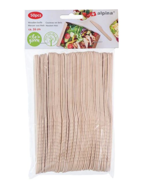 Nuga puit 50 tk, 16,5 cm