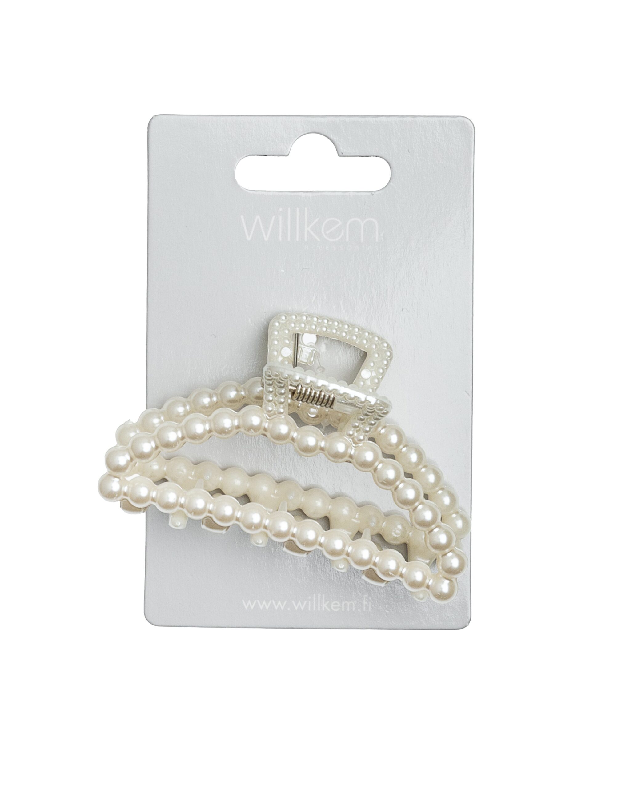 Juukseklamber 7,5cm pärlid auguga Willkem