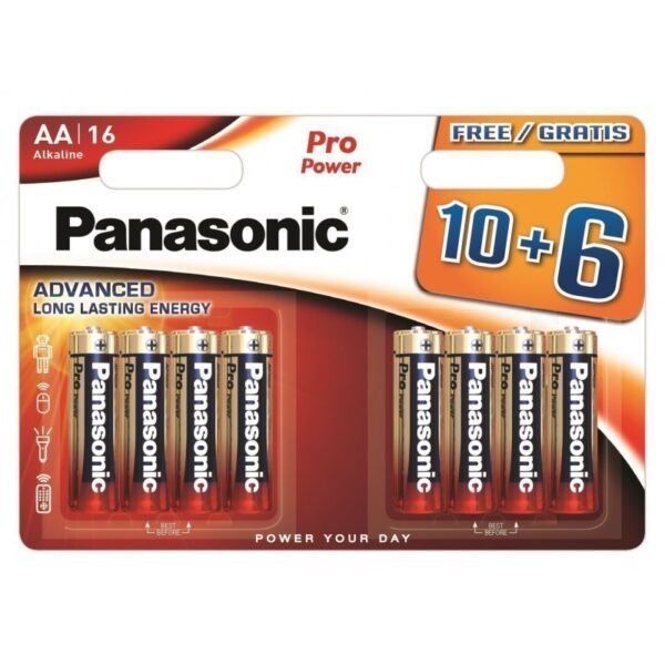 Panasonic Pro Power patarei AA 10+6tk