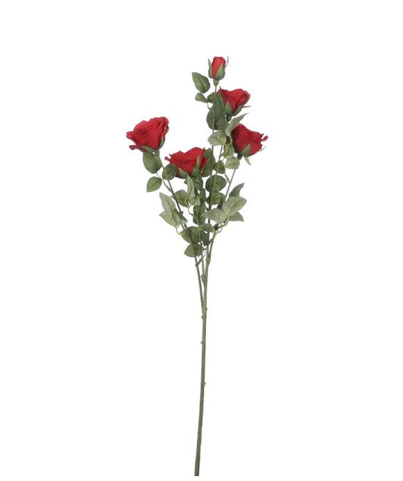 Kunstlill punane roos 73 cm Mica