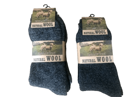 Meeste sokid 3 paari Natural Wool