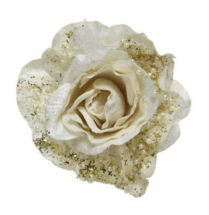 Dekoratsioon lõksuga lill valge