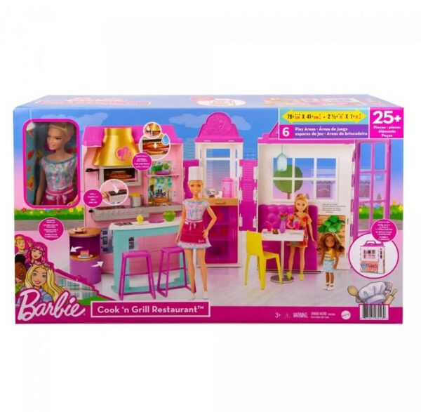 Barbie mängukomplekt Restoran