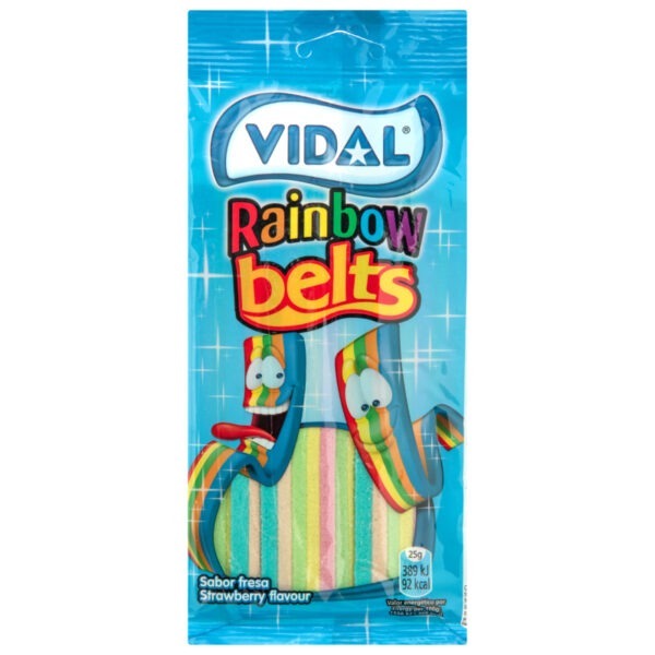 Kummikommid Rainbow Belts Vidal 90 g