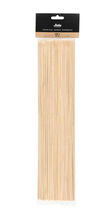 Bambustikud 40 cm 100 tk