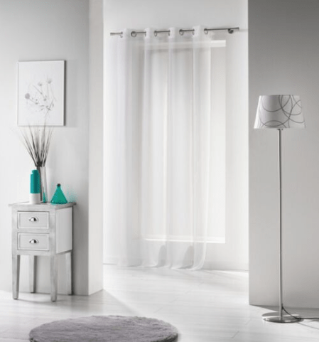 Kardin õhuke 135 x 240 cm valge