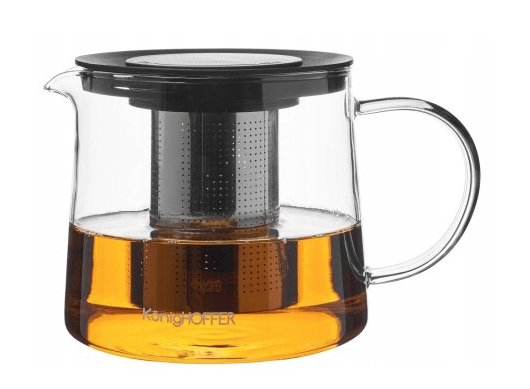 Teekann klaasist 1,5 L sõelaga