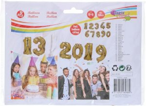 Fooliumnumbrid komplekt 0-9