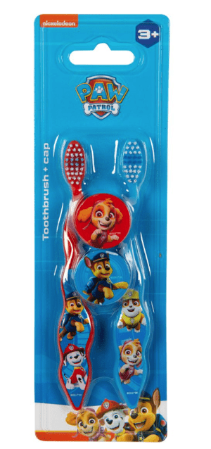 Hambahari Paw Patrol lastele 3+ 2-ne pakk