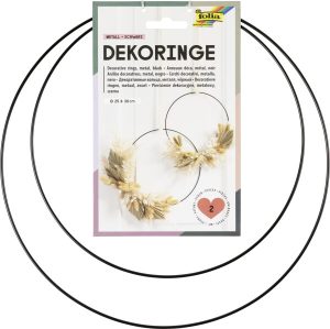 Dekoratiivrõngad Folia must