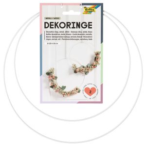 Dekoratiivrõngad Folia valge