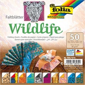 Värviline paber Folia origami Wild