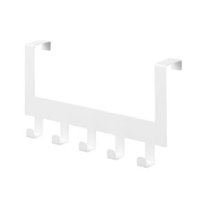 Nagi uksele kinnitatav metall valge