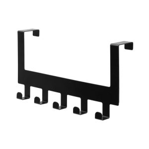 Nagi uksele kinnitatav metall must