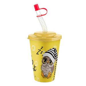 Joogitops kõrrega 400 ml