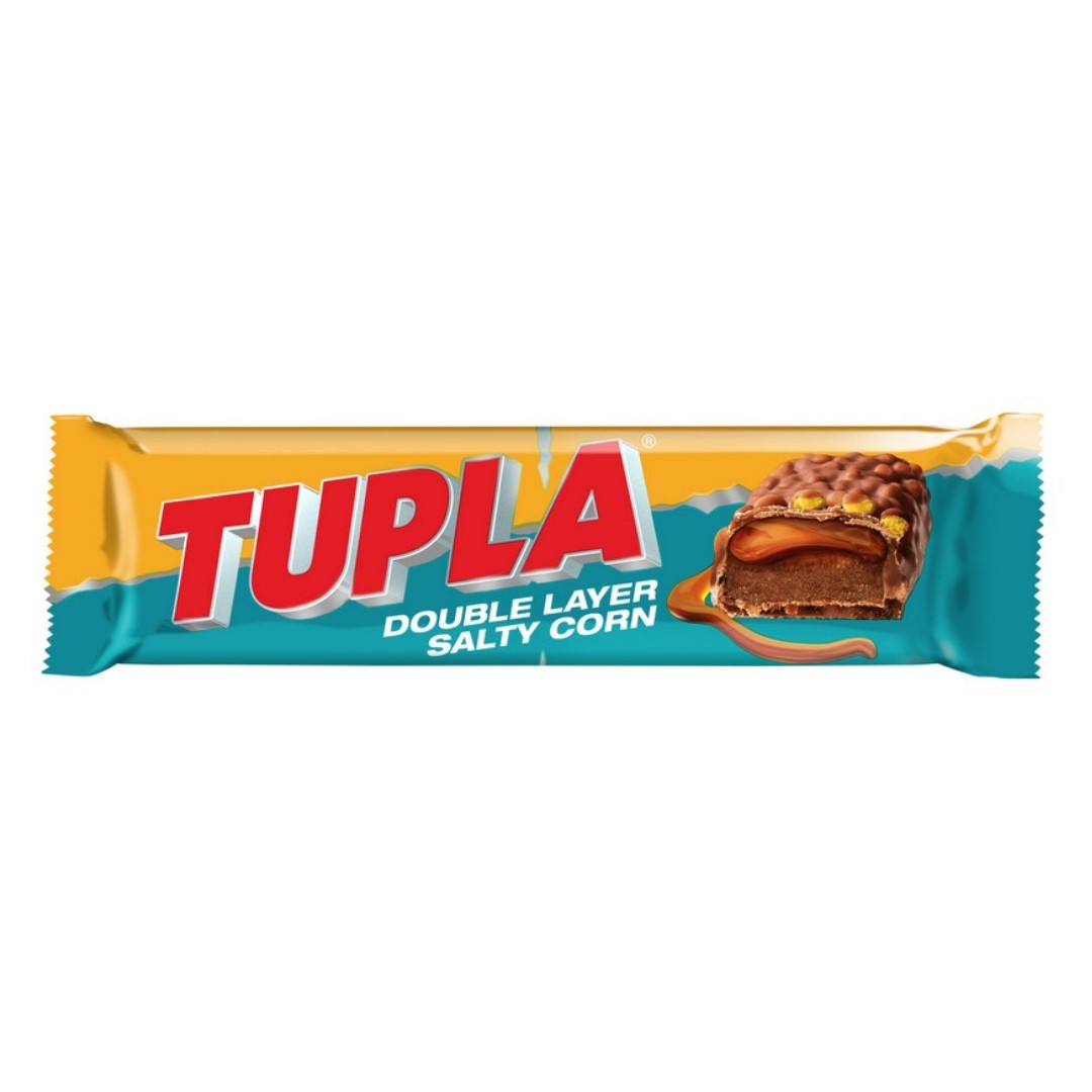 Šokolaad Tupla Double Layer Salty Corn 48g