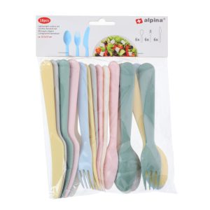 Söögiriistad plast 18 tk