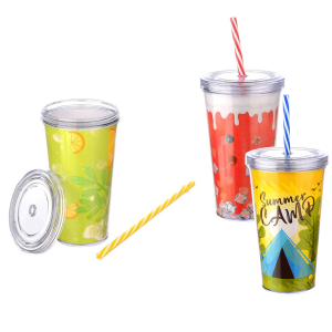 Joogitops kõrrega 600 ml