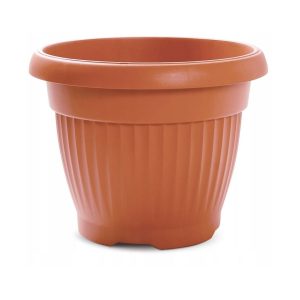 Lillepott plast Terra terrakota