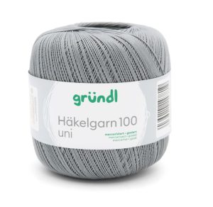 Heegelniit puuvill 100 g hall