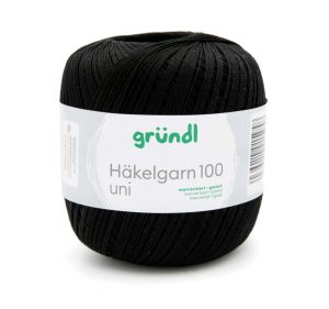 Heegelniit puuvill 100 g must