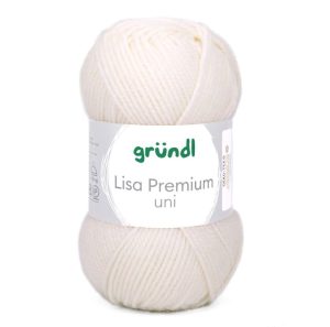 Lõng Lisa akrüül 50 g nat. valge