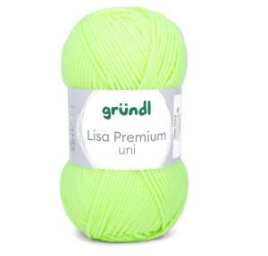 Lõng Lisa akrüül 50 g neoon kollane