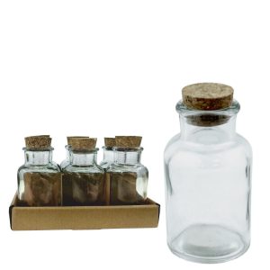 Dekoratiivpudel korgiga 250 ml