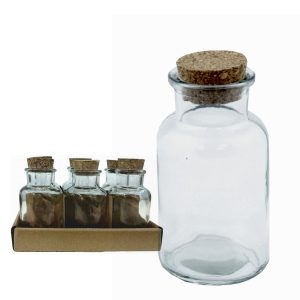 Dekoratiivpudel korgiga 175 ml